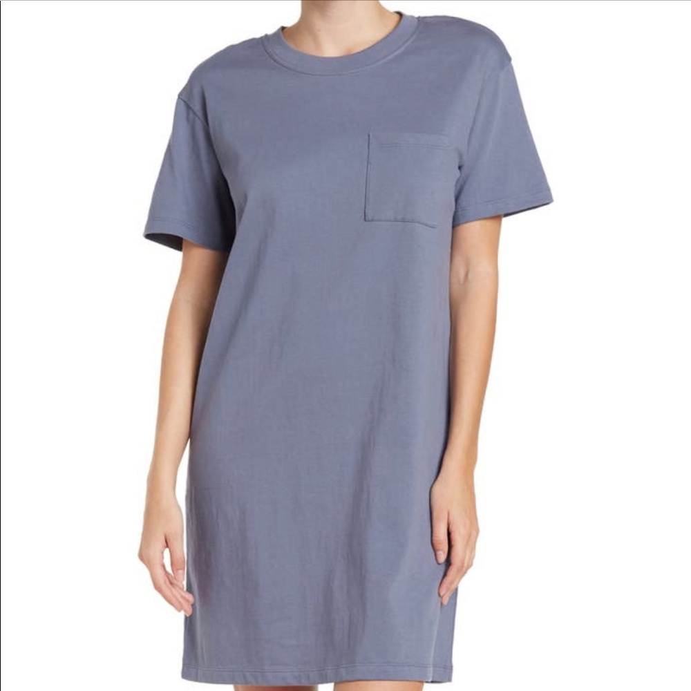 Madewell Tina Solid T-Shirt Dress